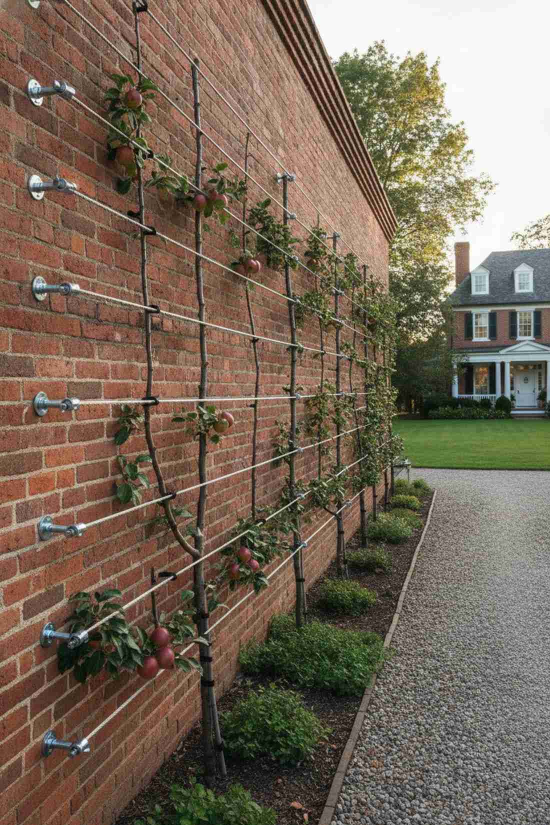 espalier training wire system