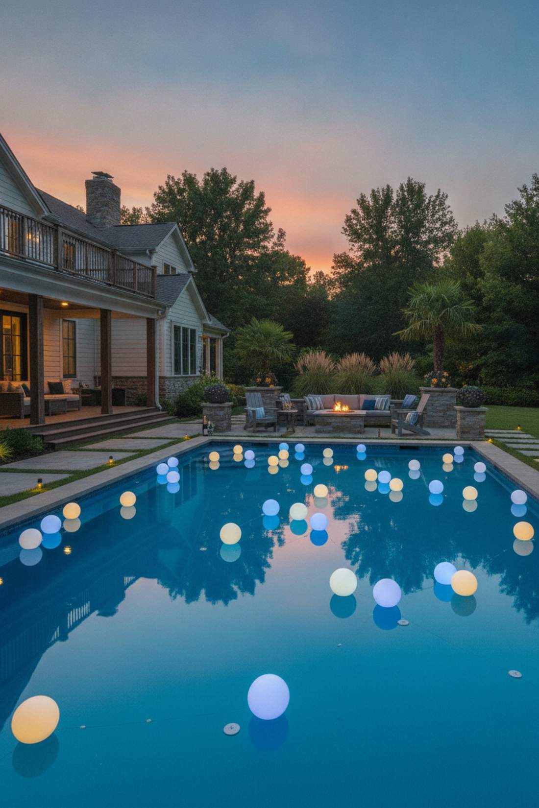 floating led orbs
