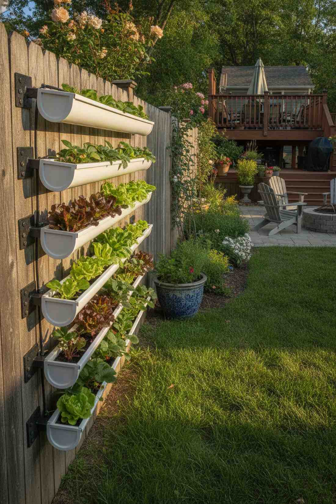 gutter garden rails