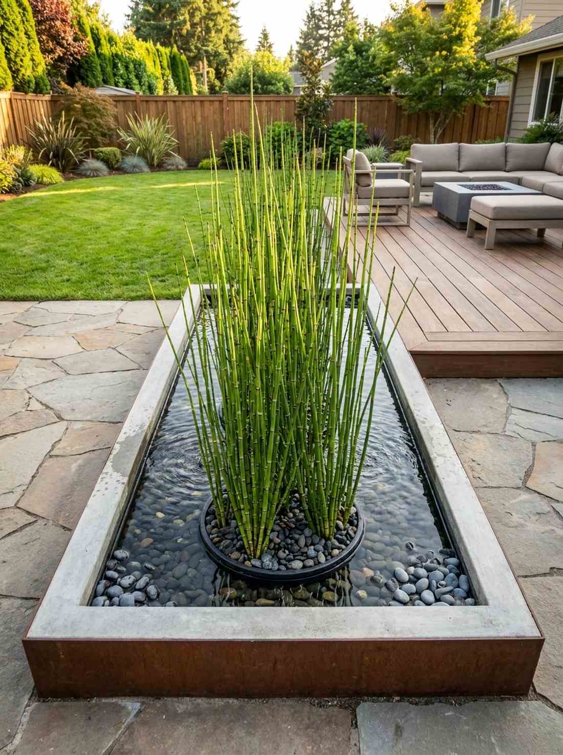 horsetail reed vertical accent