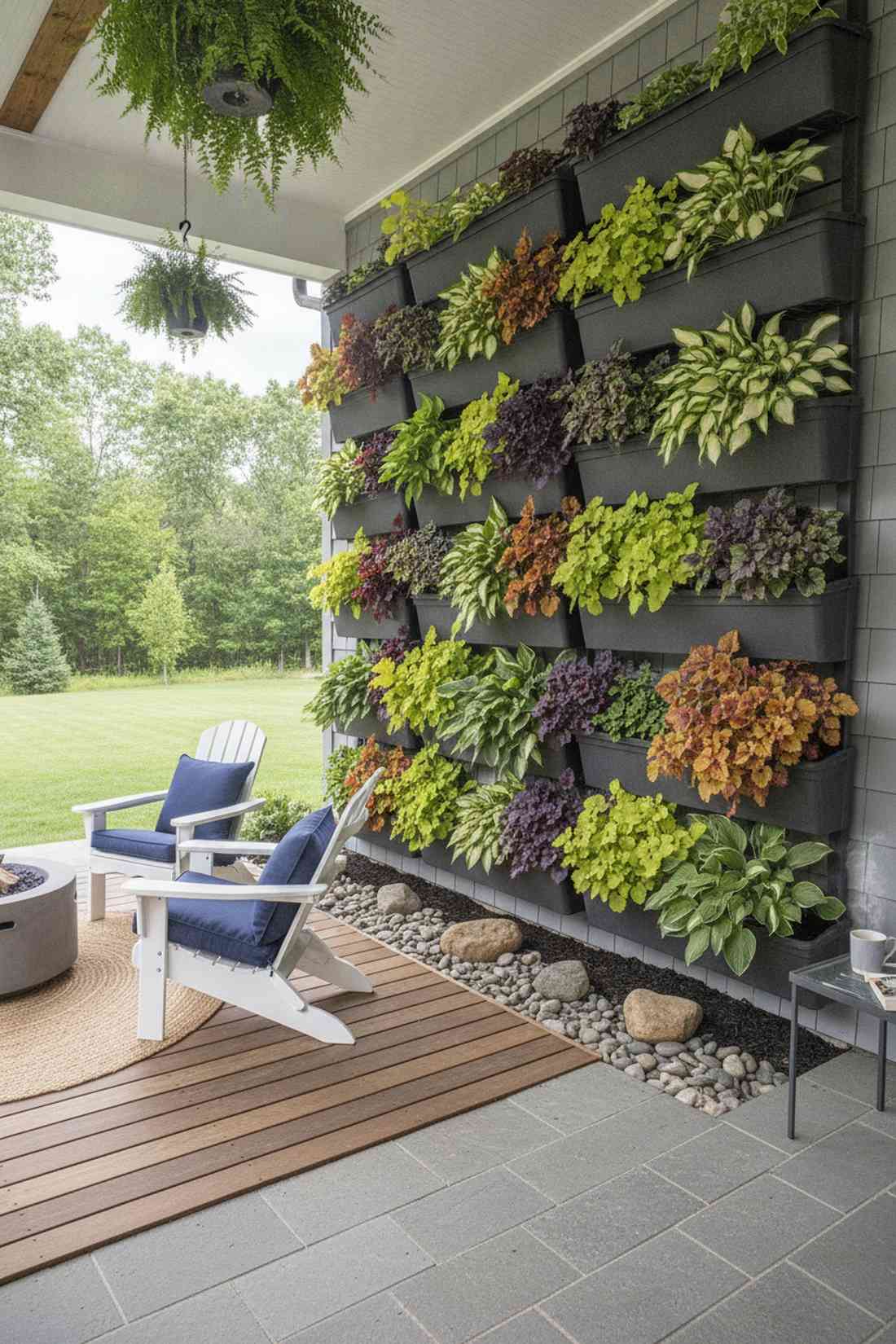 hosta and heuchera panels