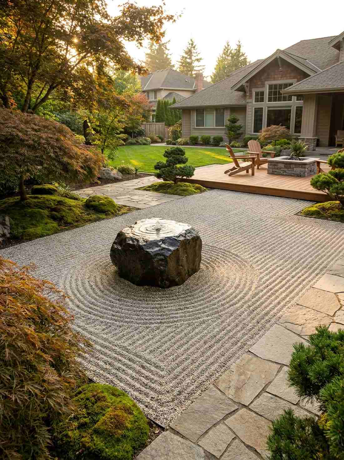 island surrounded by ripples