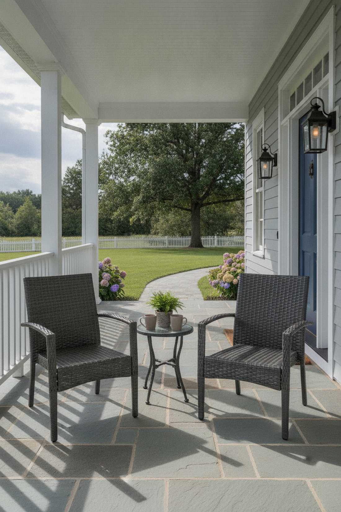 molded resin wicker comfort chairs