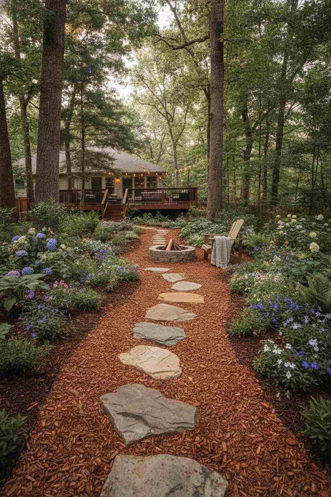 mulch bed integration