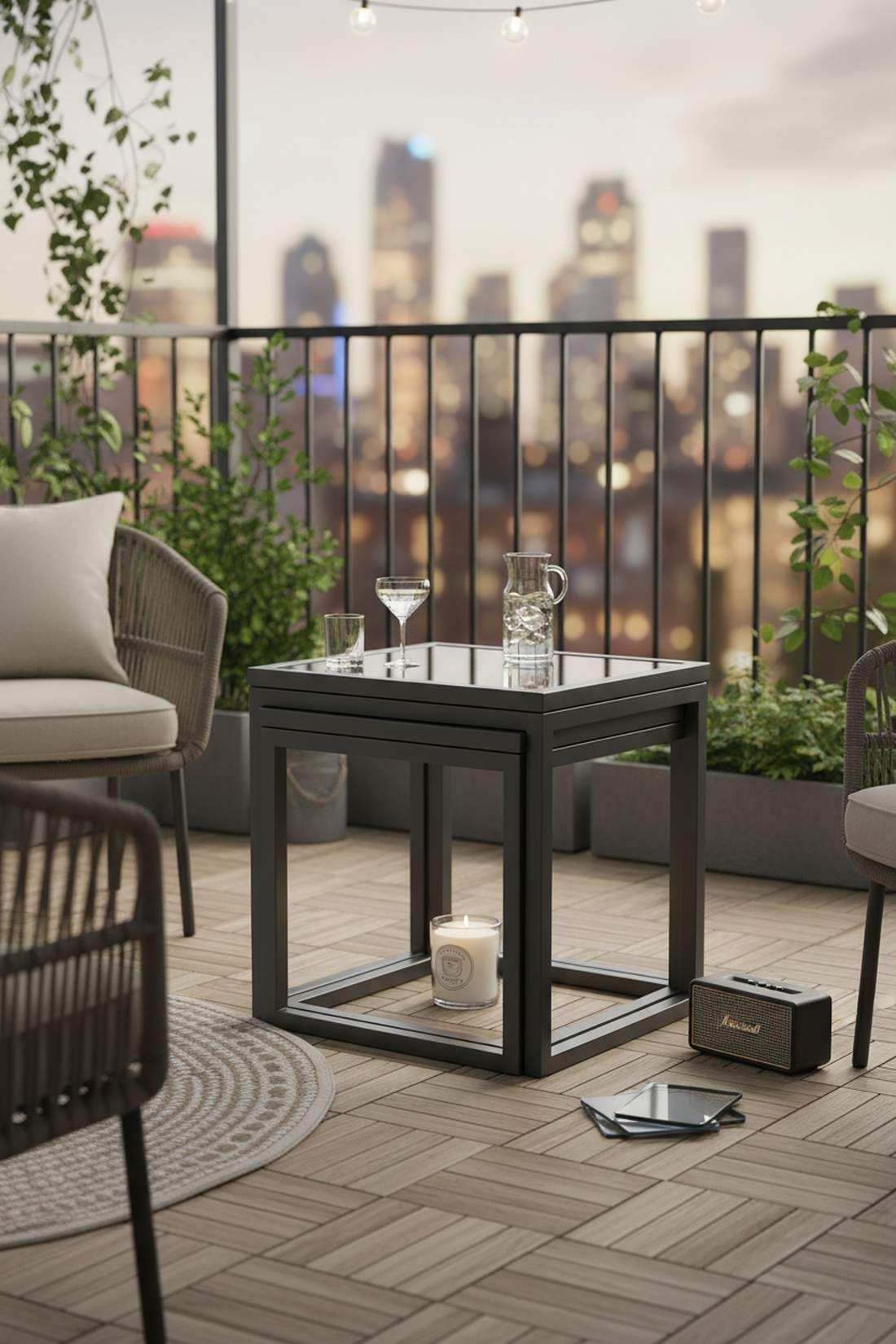 nested side table modules