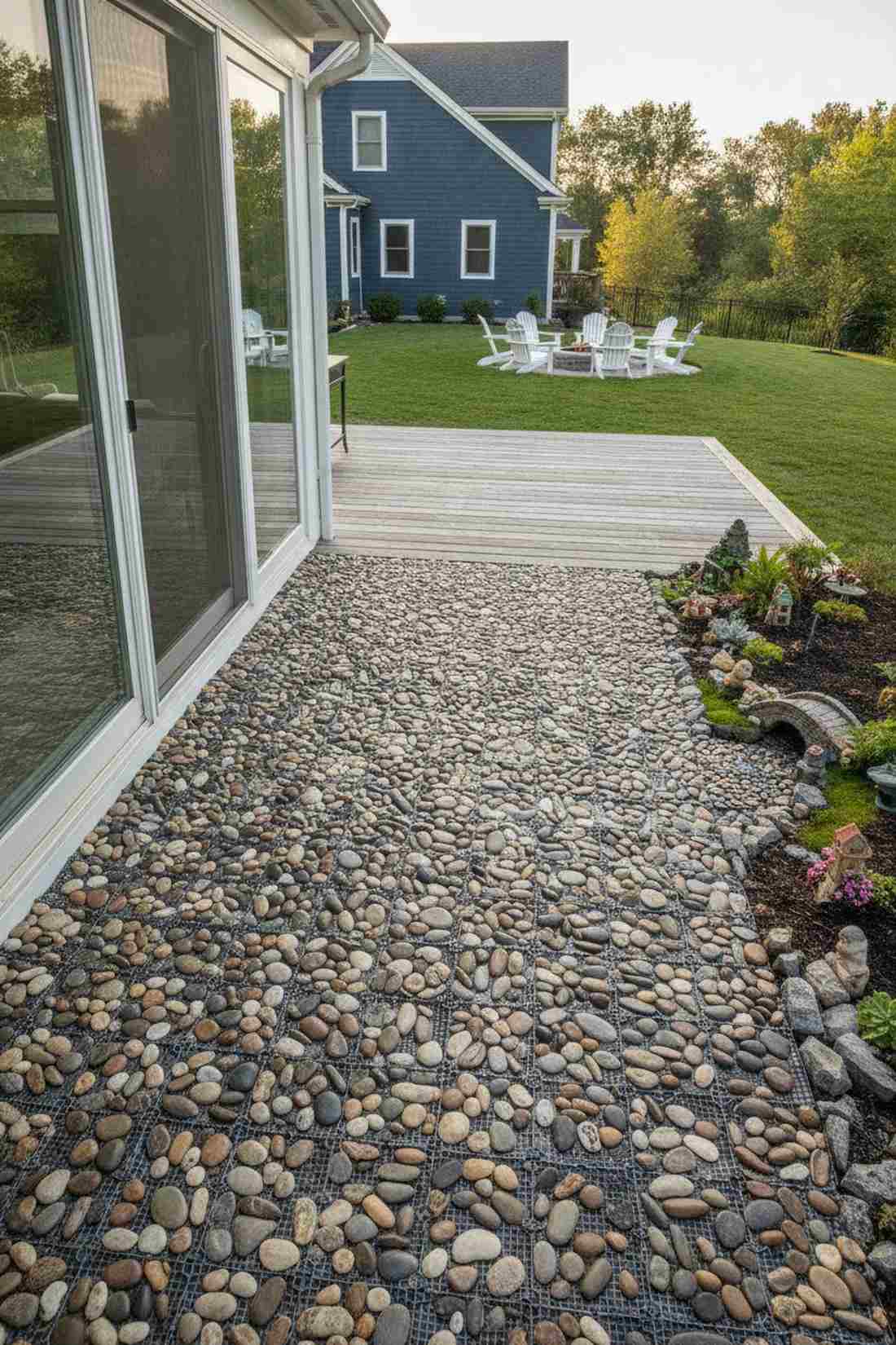 pebble tile mats