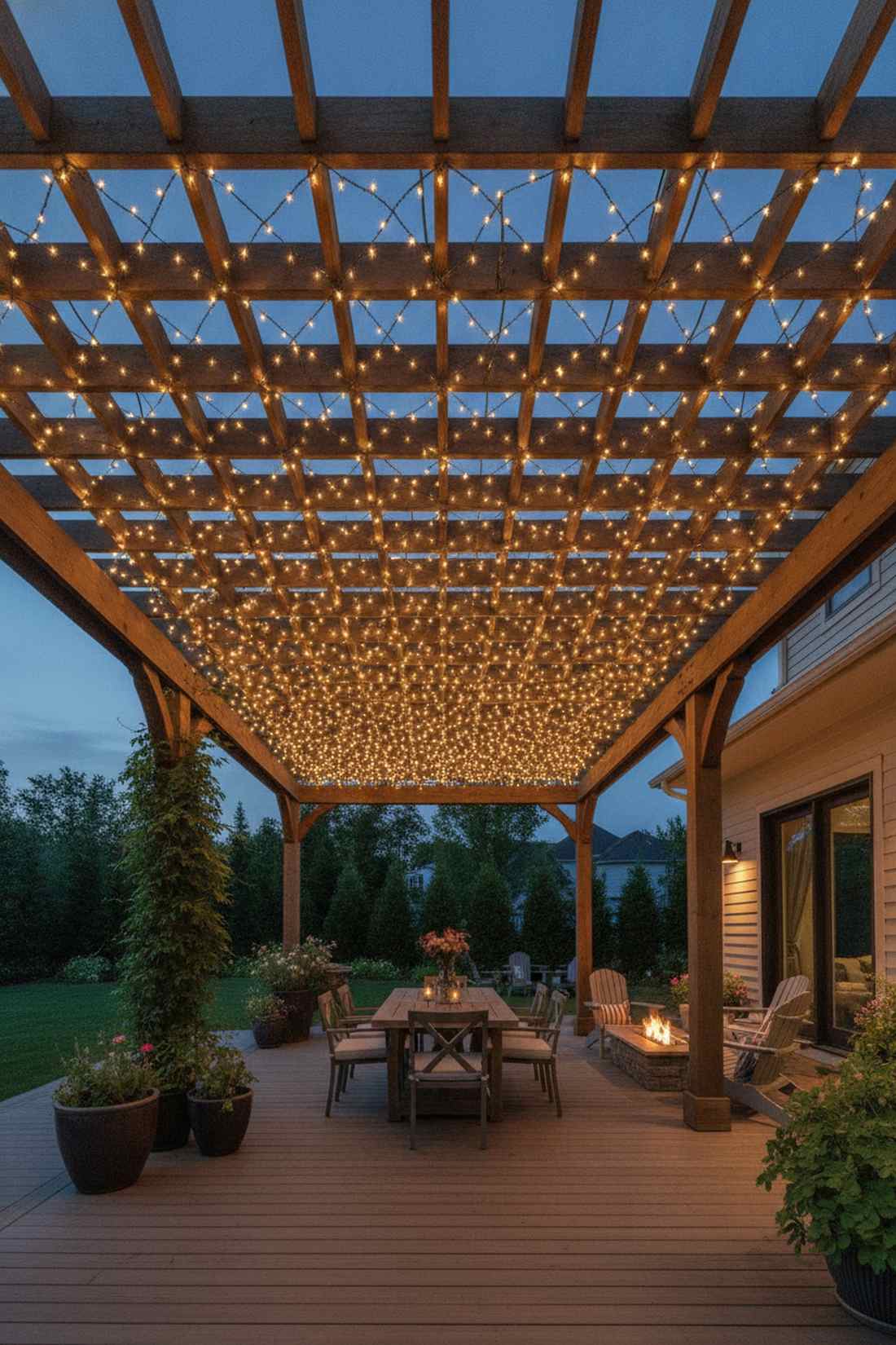 pergola canopy weaving