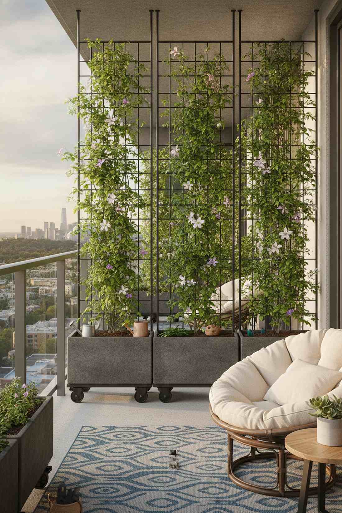 planter trellis combo