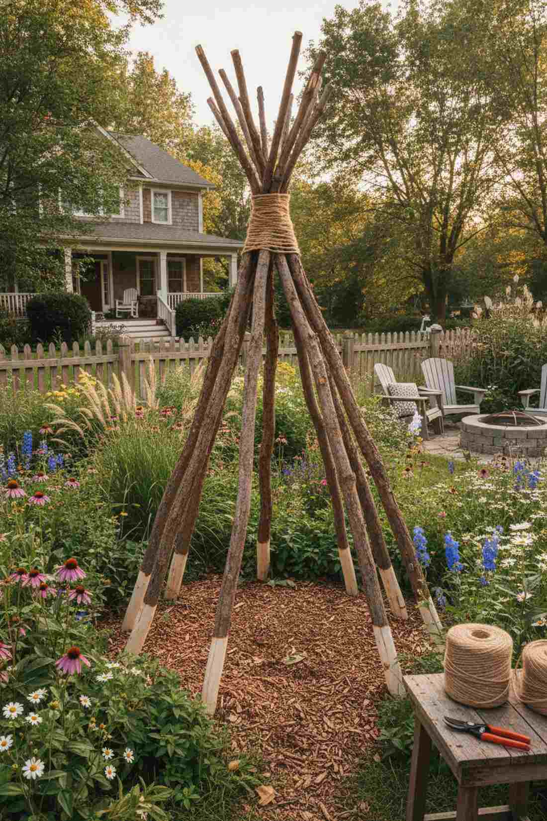 pvc pipe trellis frame