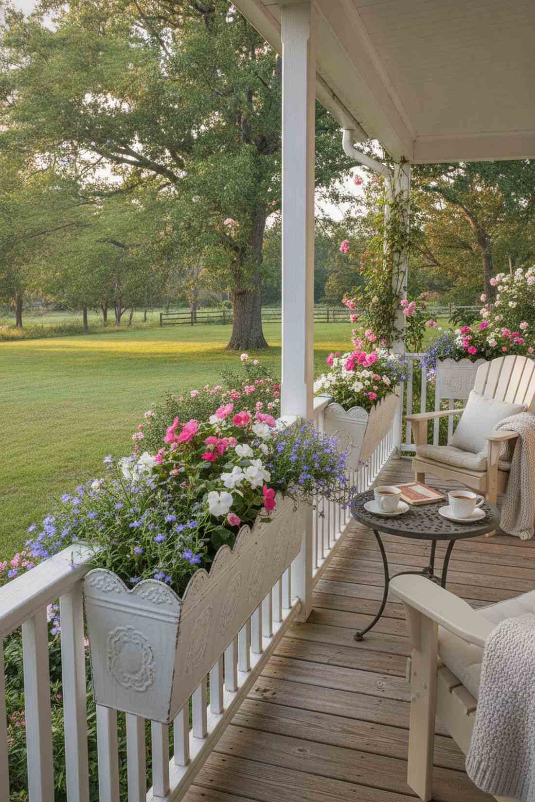 scalloped edge planters