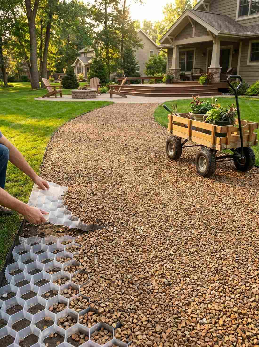 stabilized gravel surface