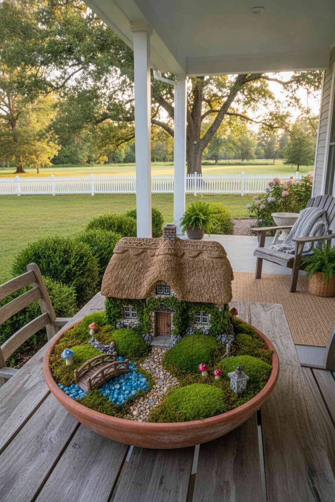 thatched roof cottage