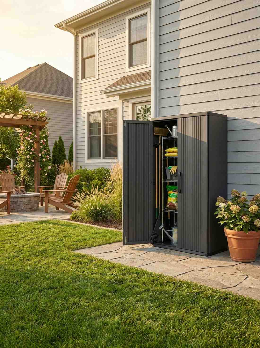 vertical storage cabinet