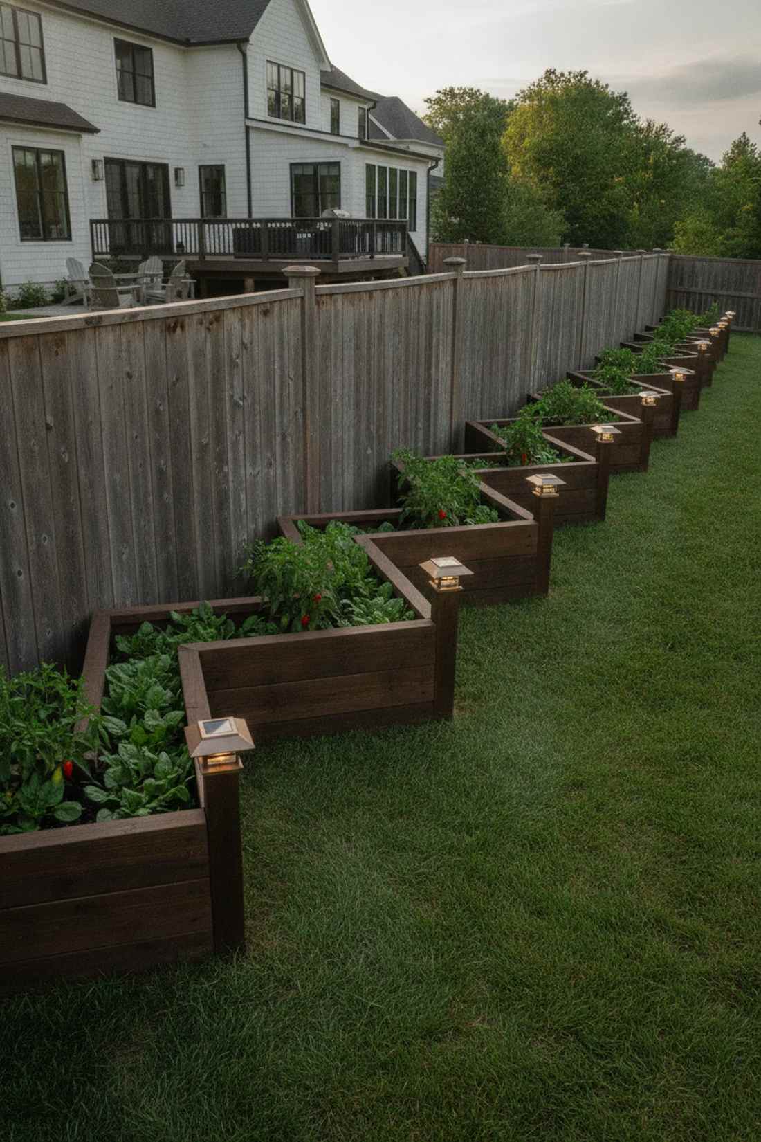 zigzag fence line beds