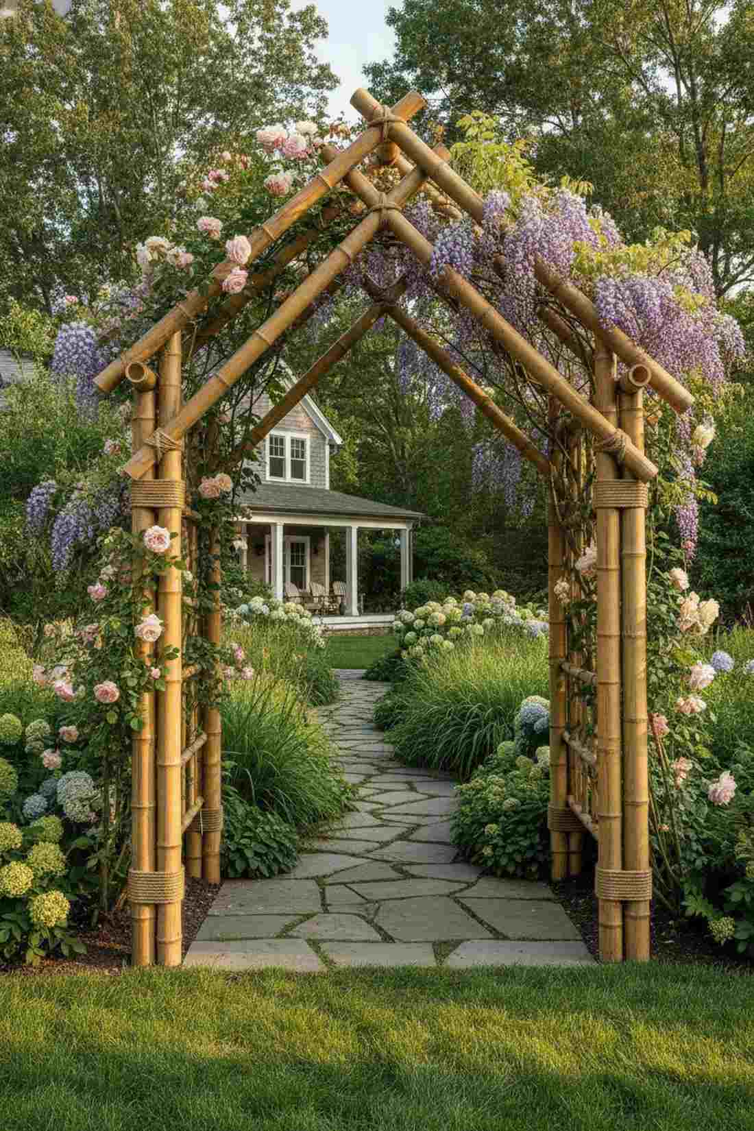 bamboo arbors and trellises