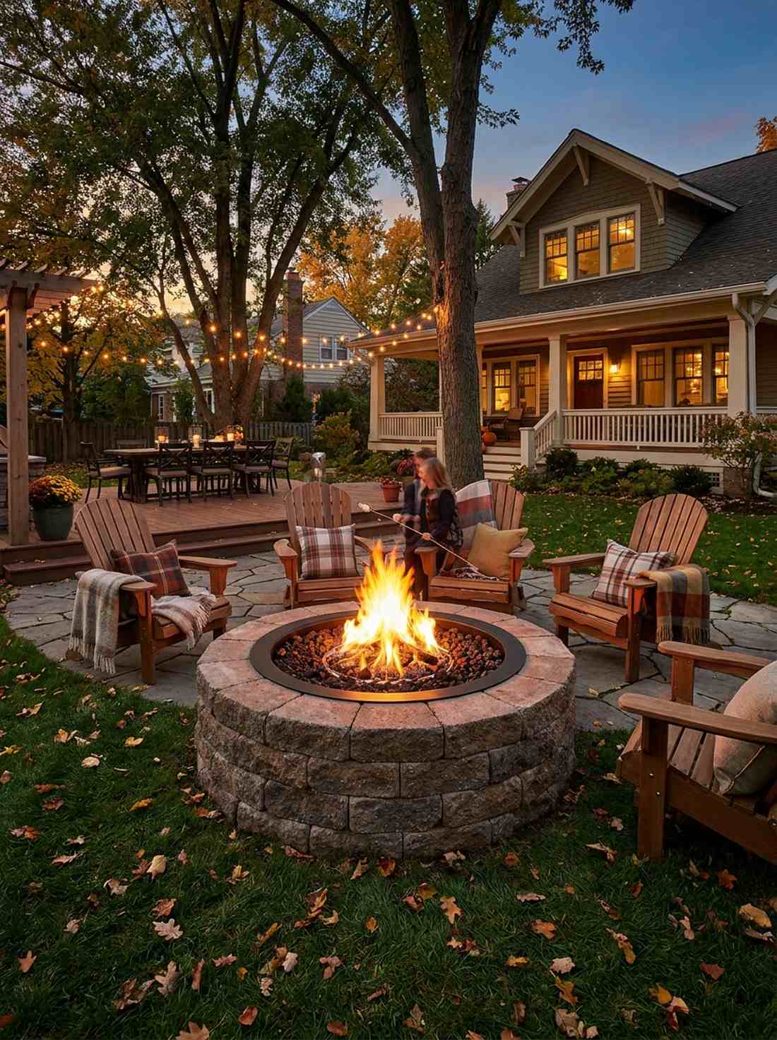 central fire pit