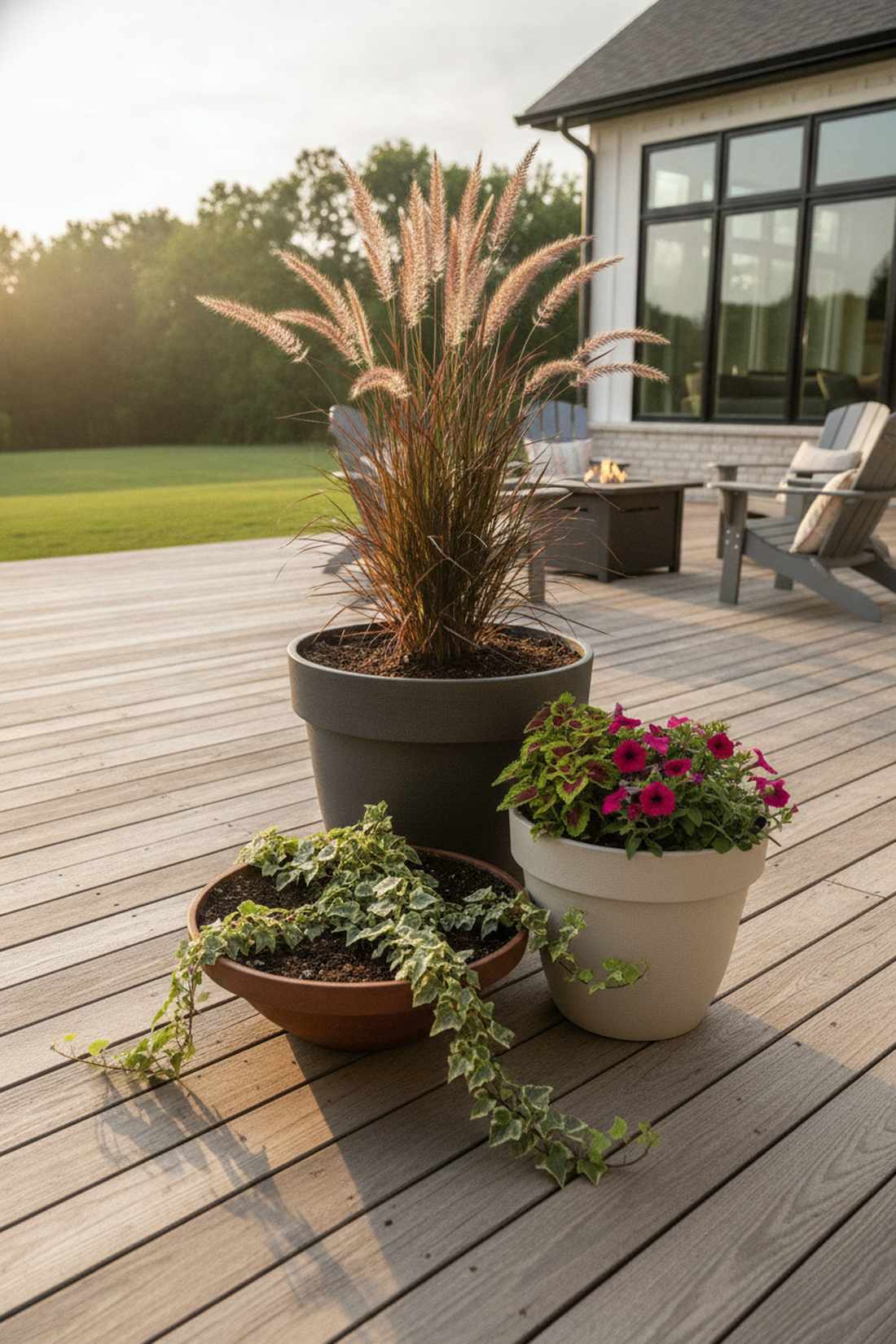 container garden vignettes