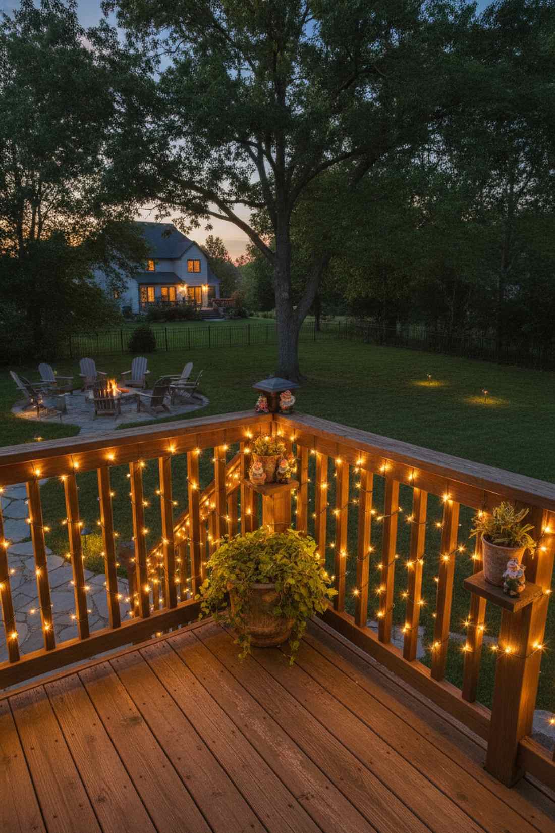deck railing weaving