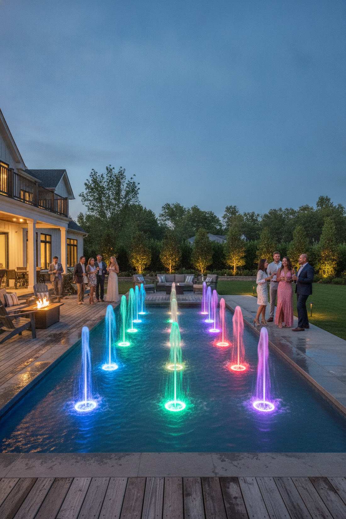 fountain color changing rgb