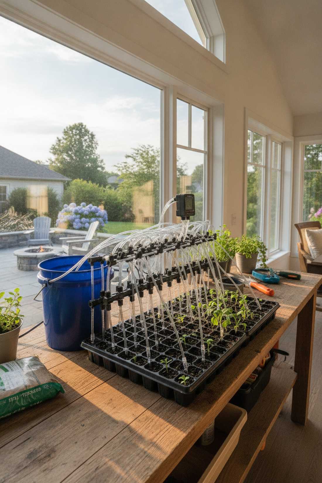 growers edition kit with drip irrigation