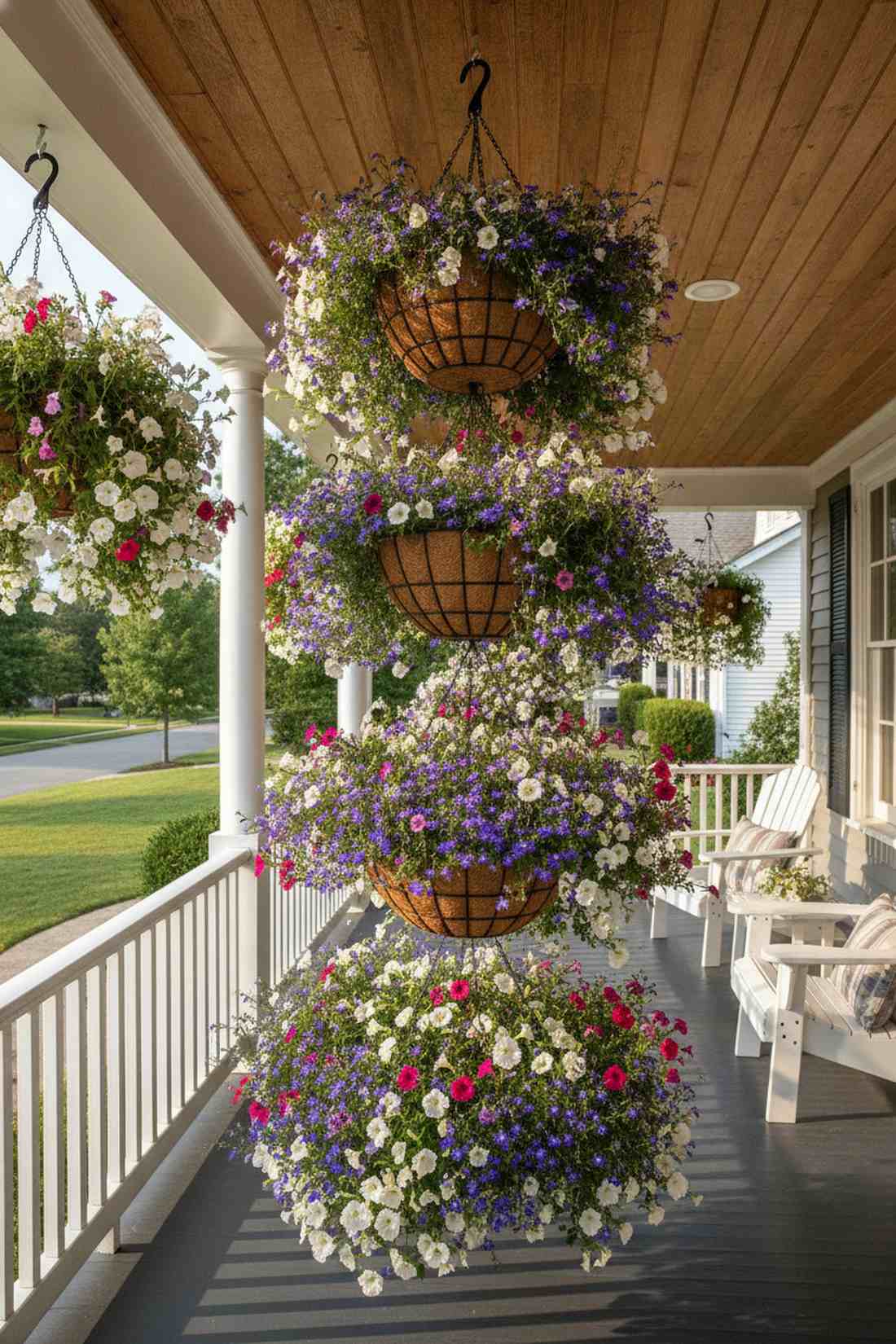 hanging cascade layers