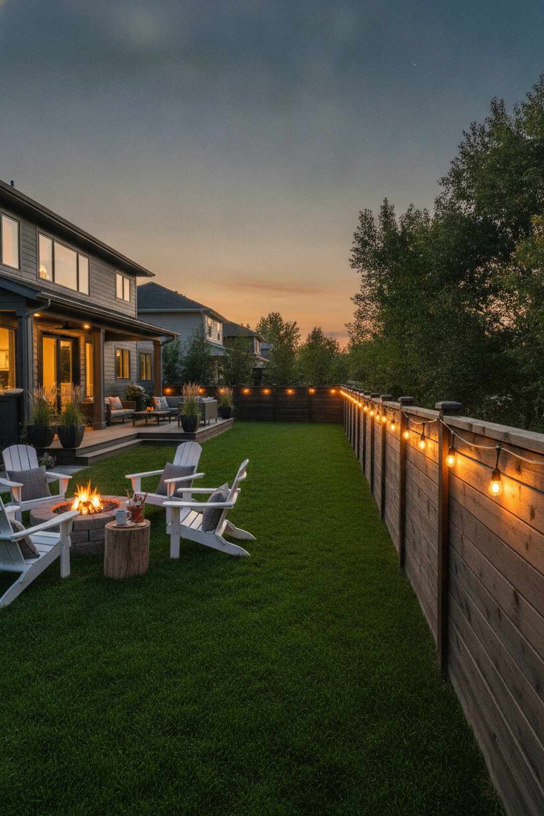 horizontal fence line stringing