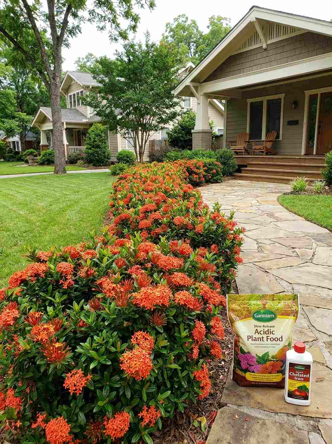 ixora jungle flame