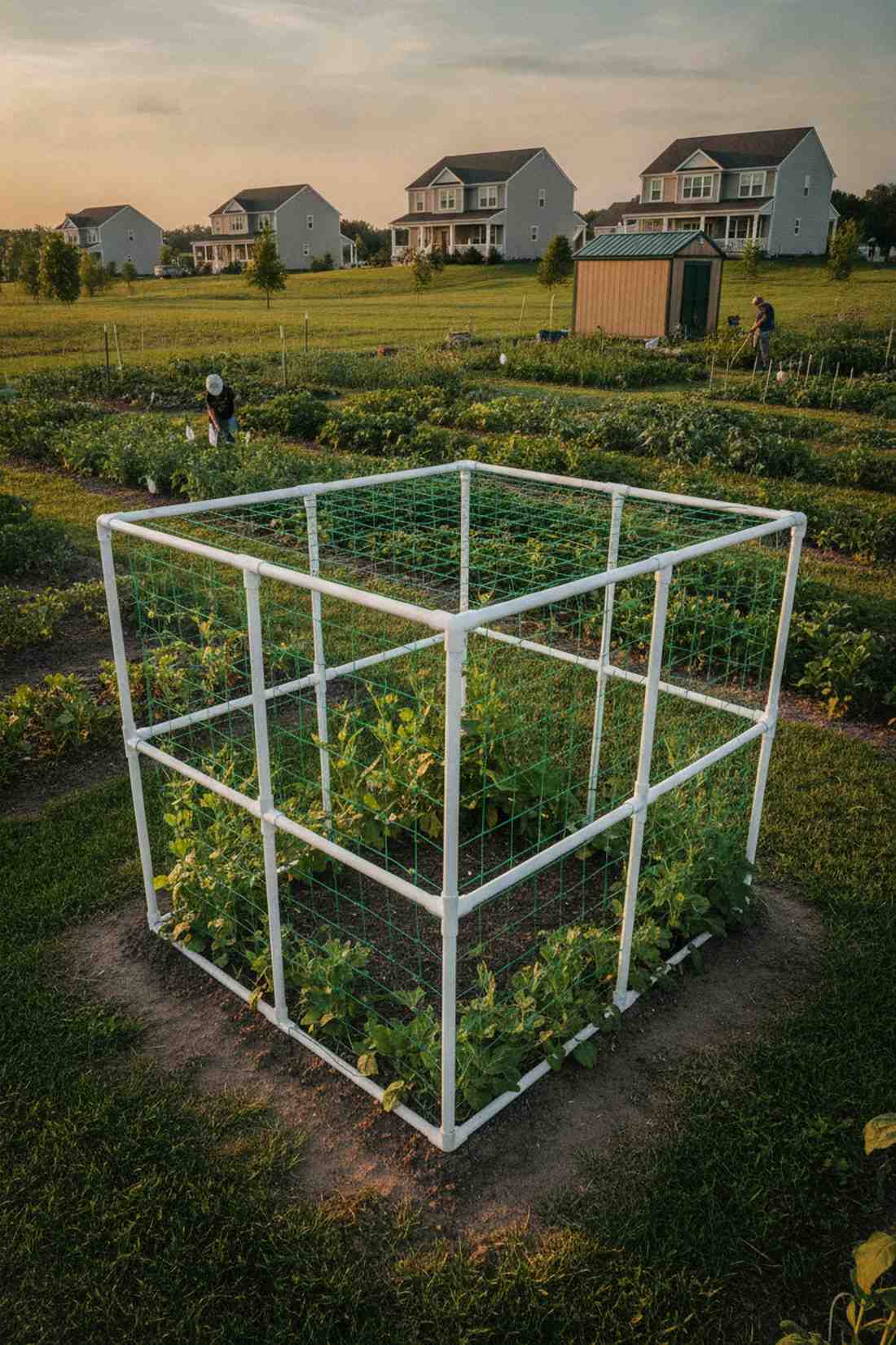 ladder trellis repurpose