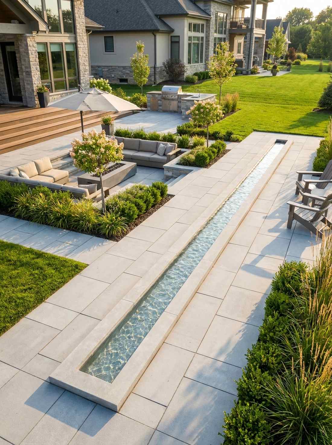 linear water channels
