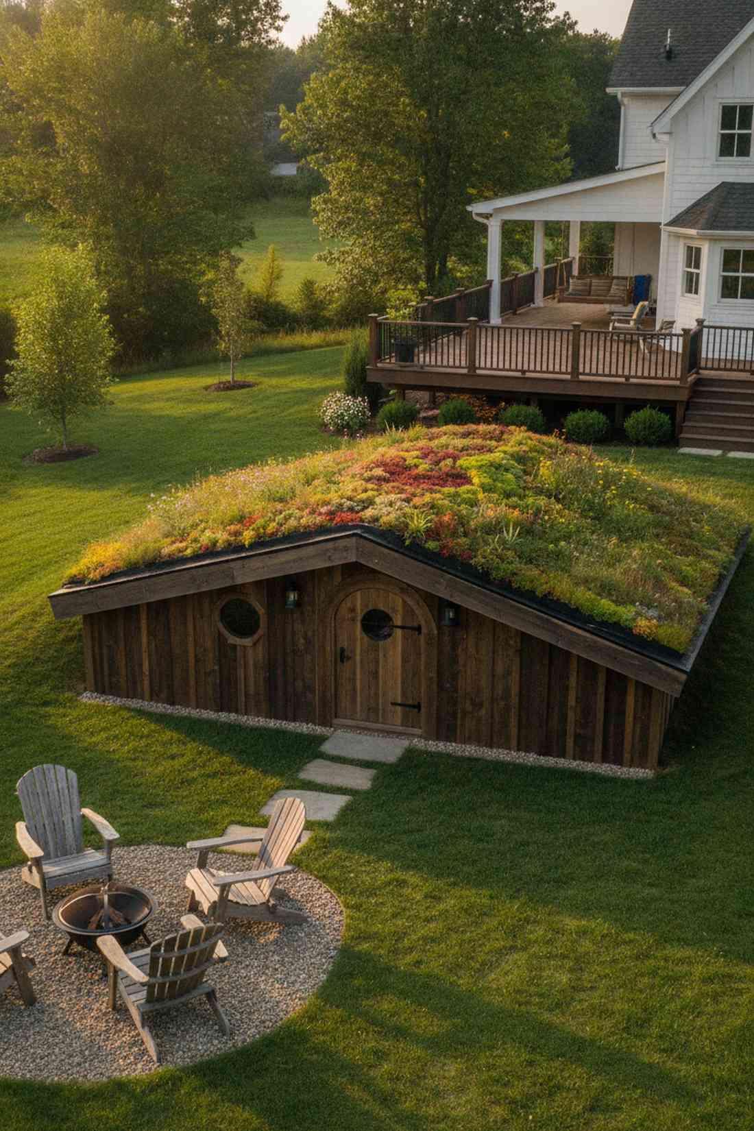 living roof garden shed