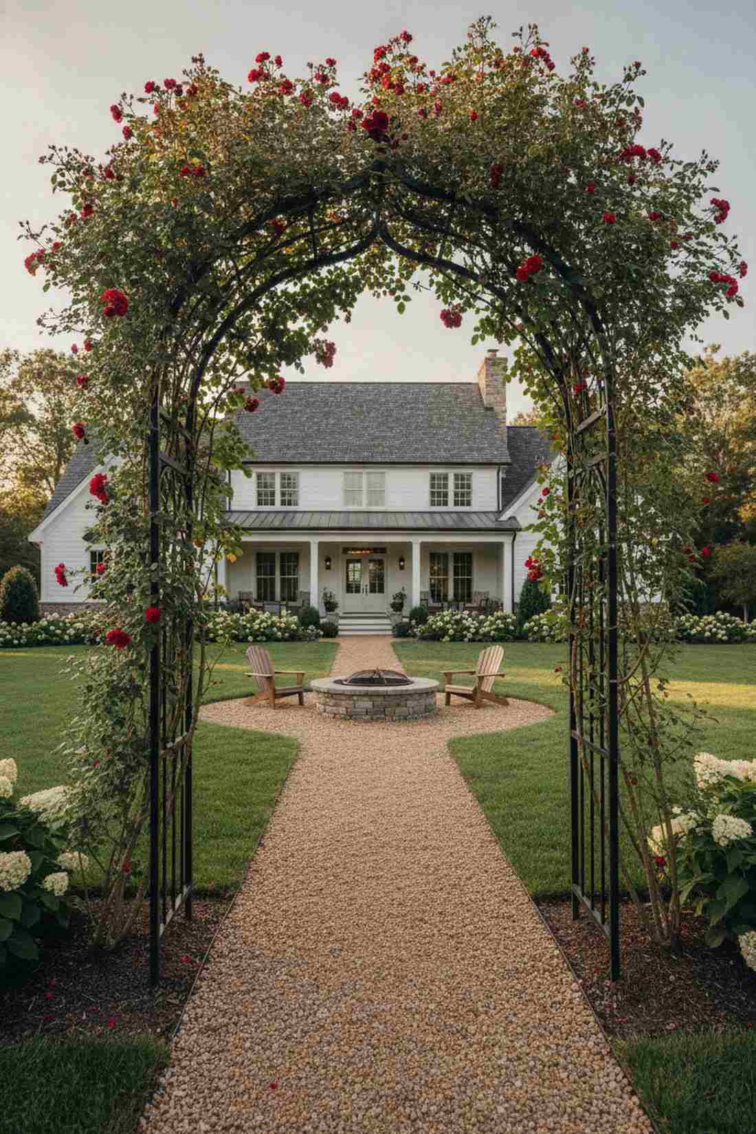 metal garden arch