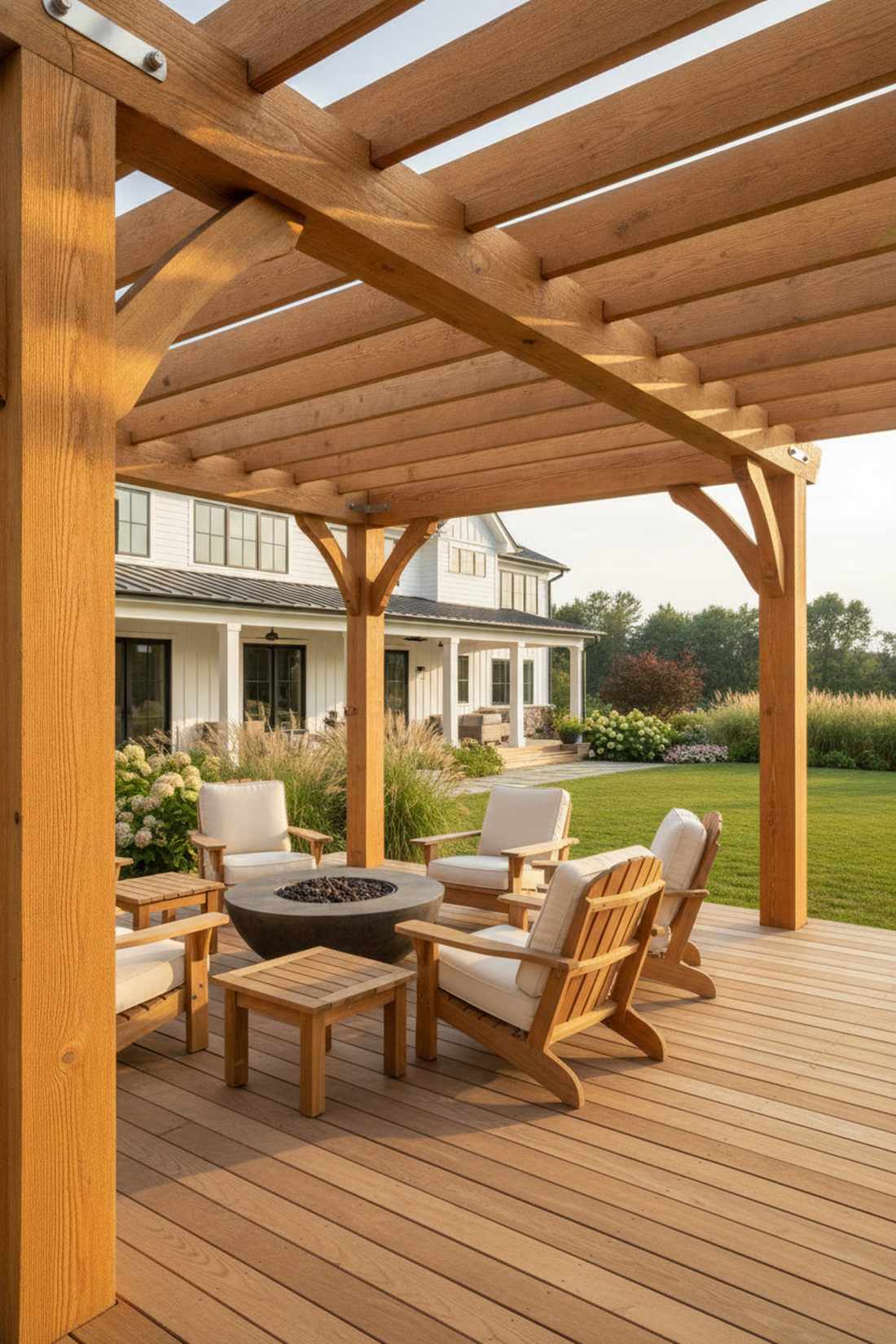 natural cedar timber
