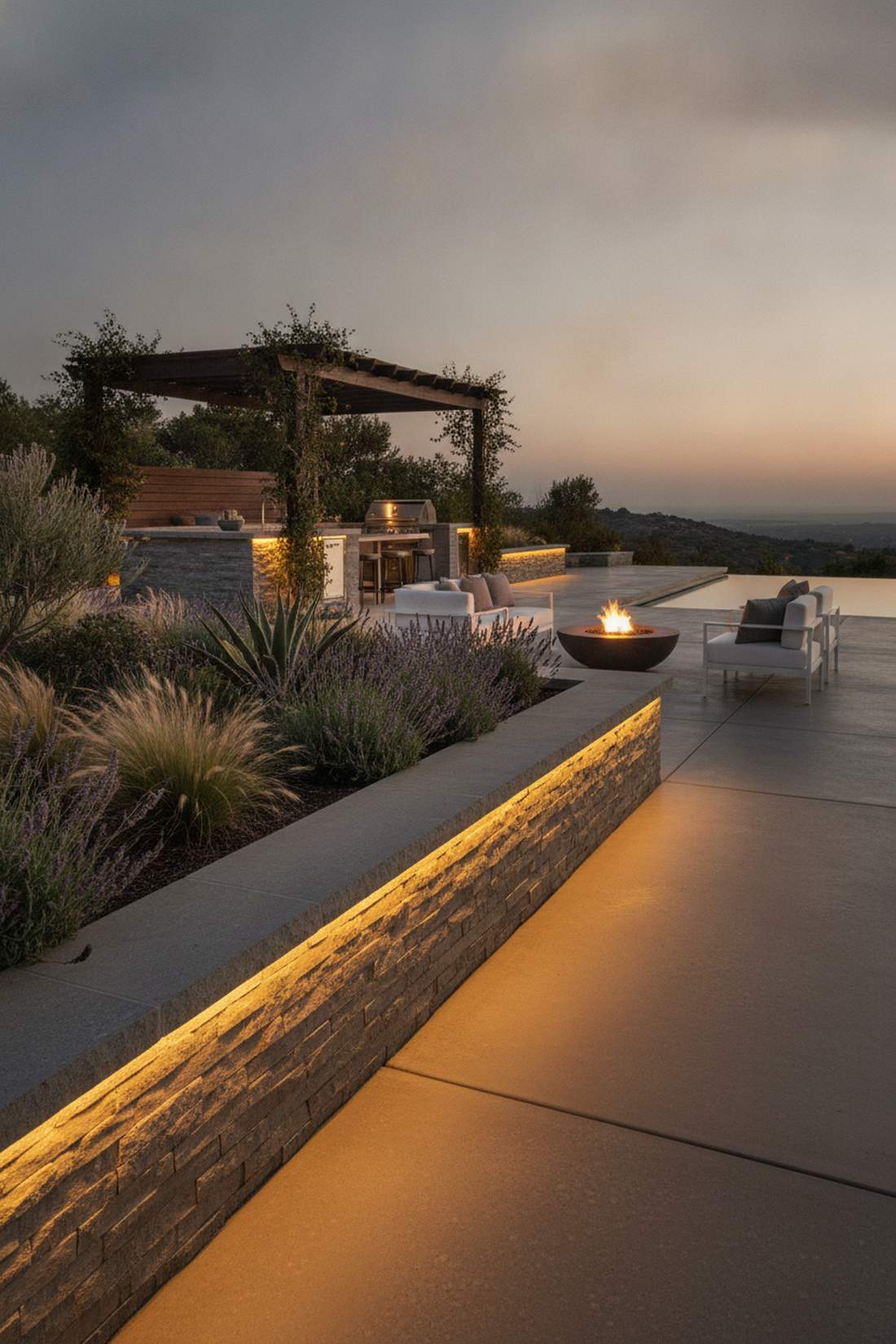 perimeter wall washing lights