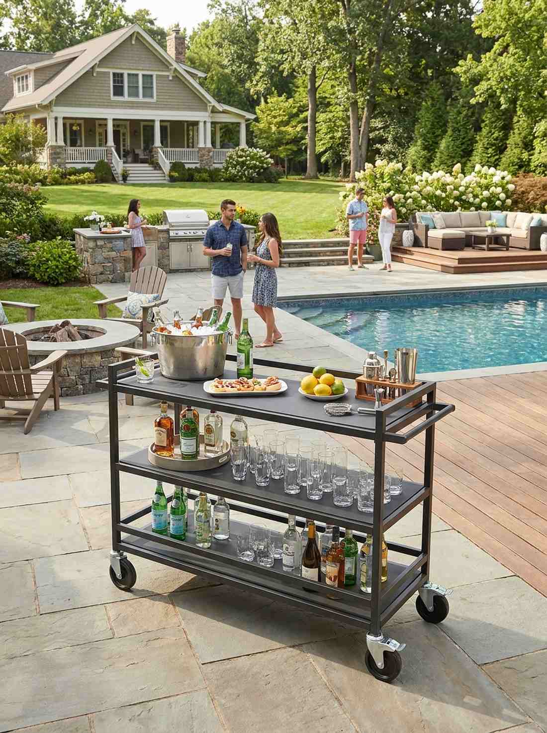 rolling storage cart
