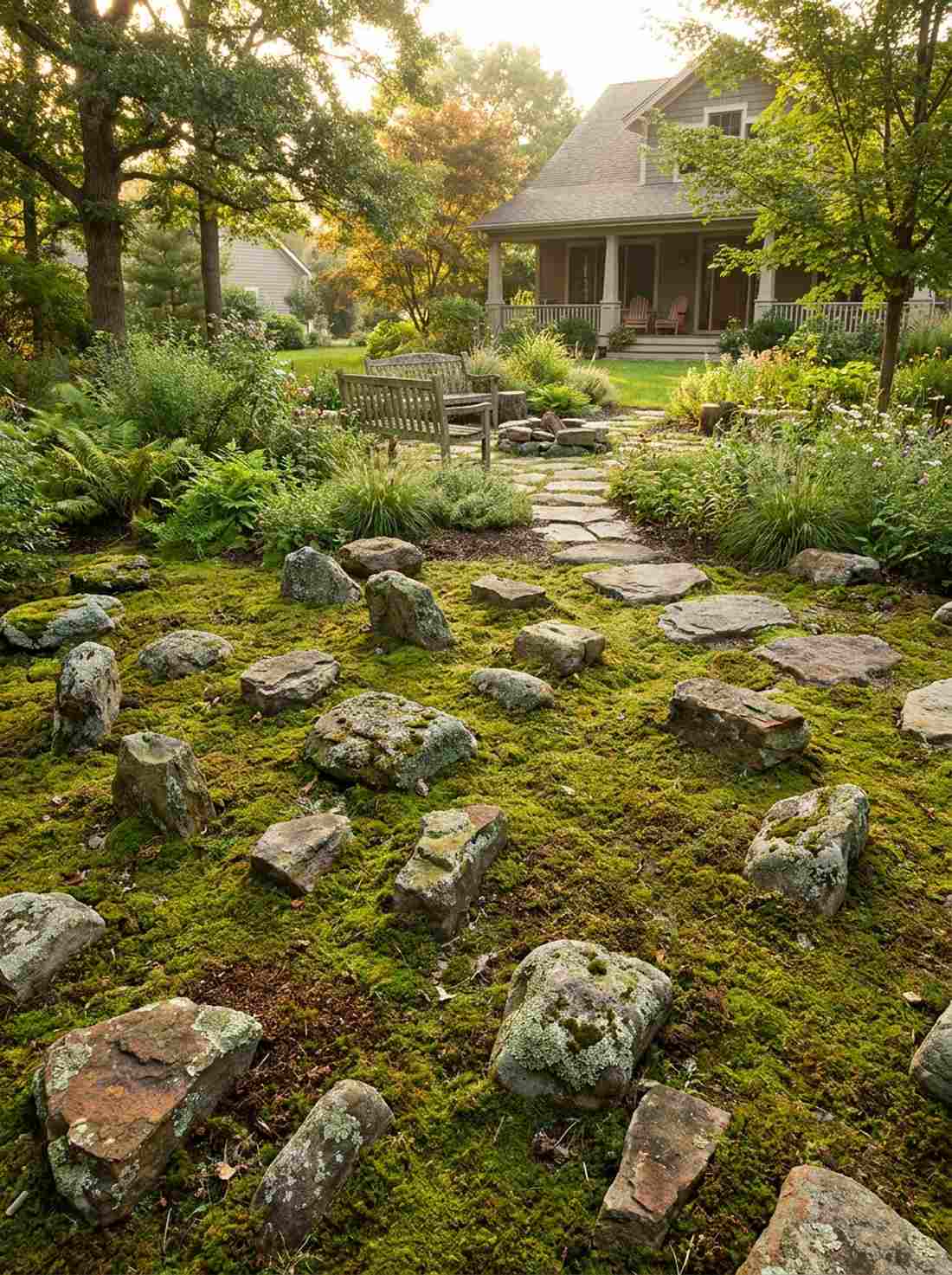 scattered field stones