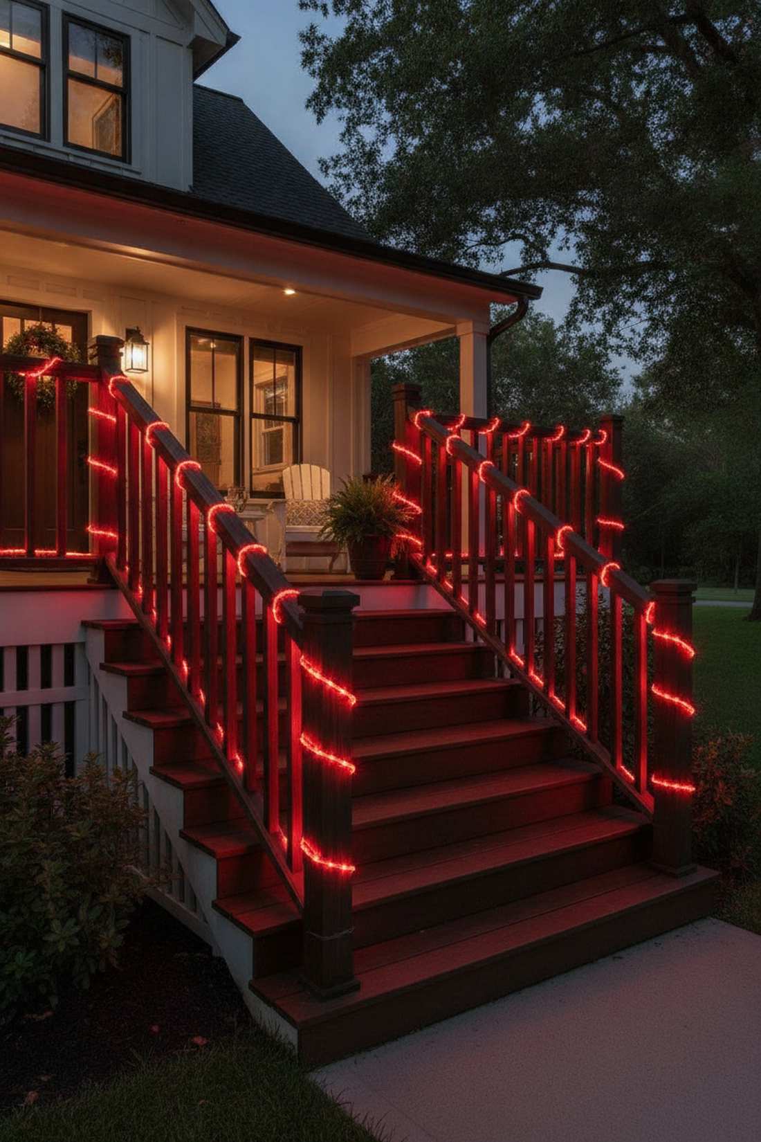stair railing threading