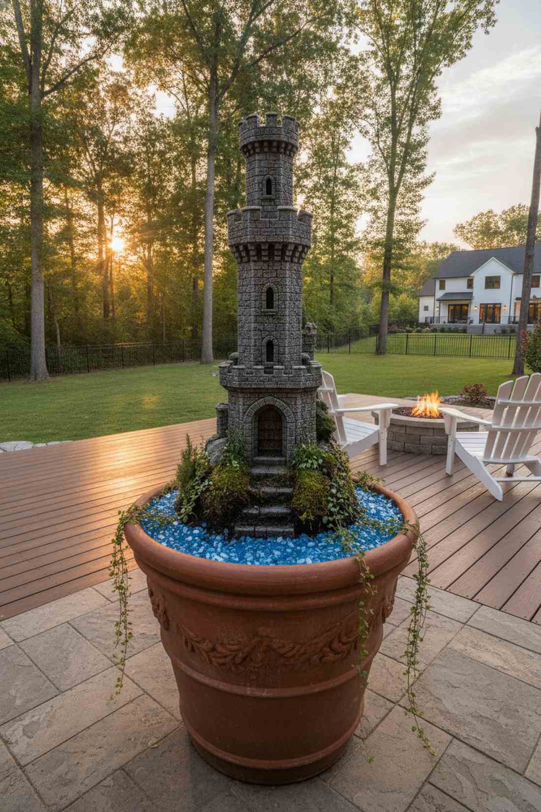 stone castle tower