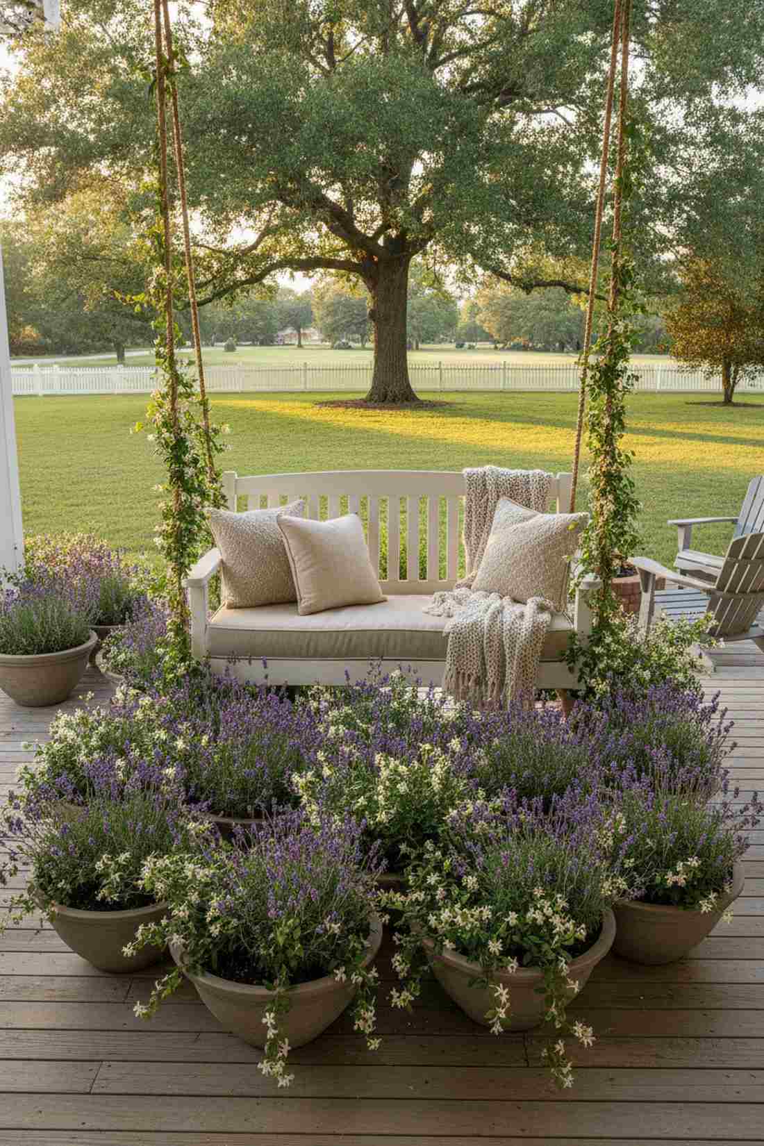 swing surround planting