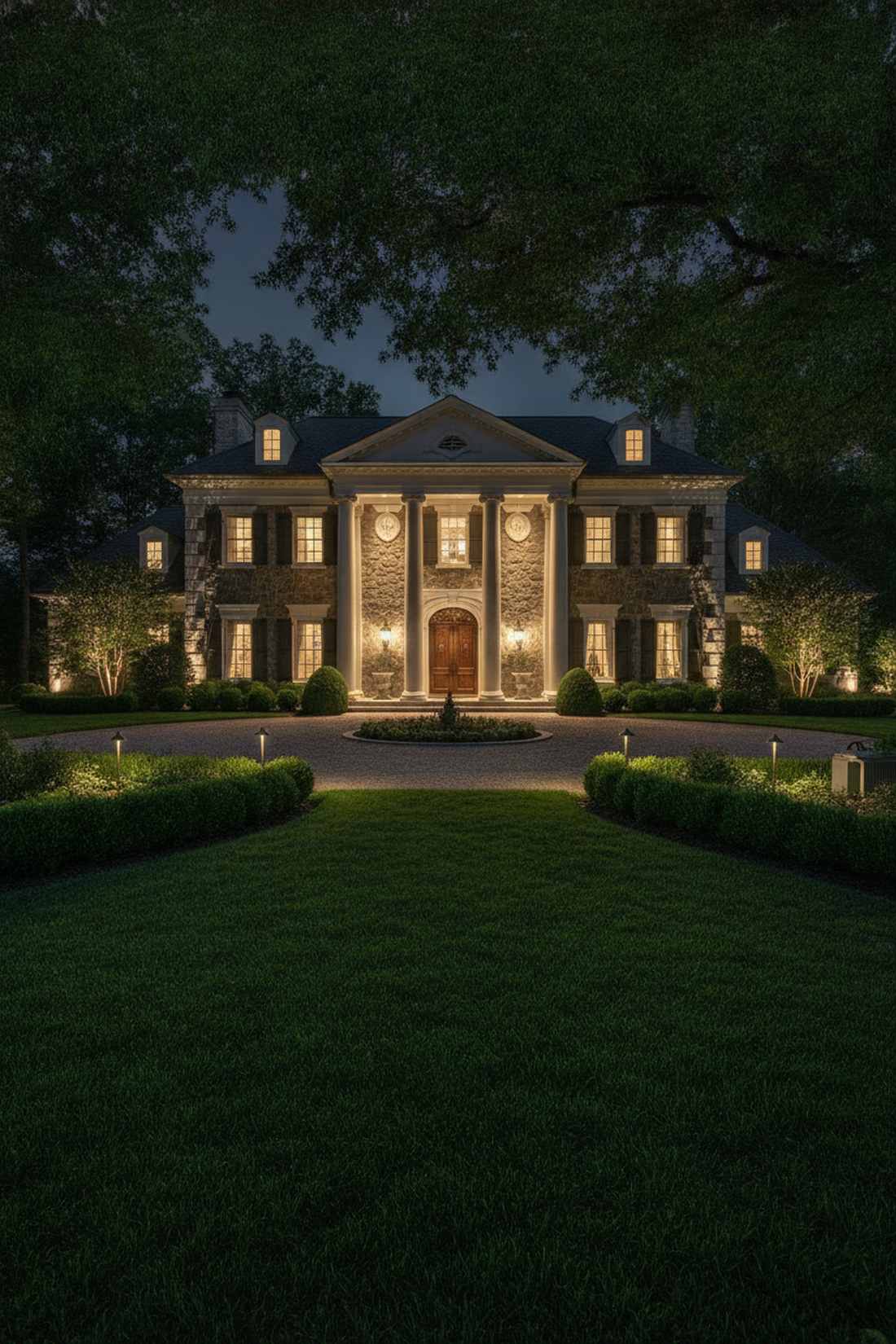 uplighting architectural elements