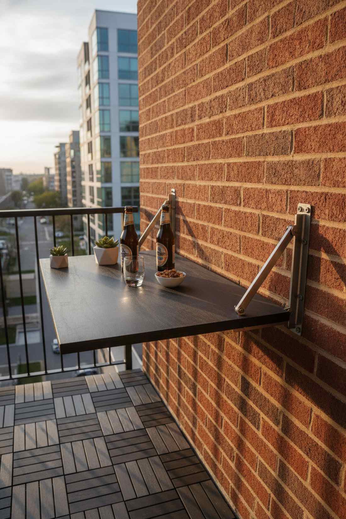 wall mounted fold down bar