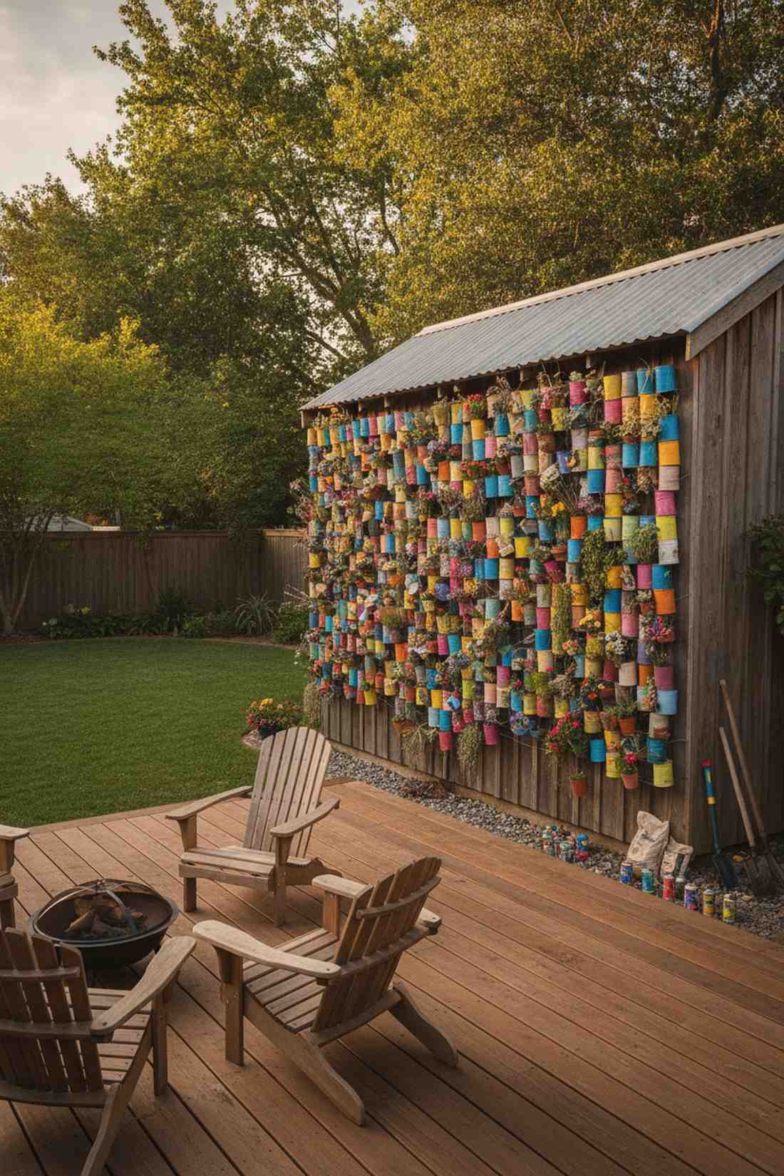 wooden crate vertical stack