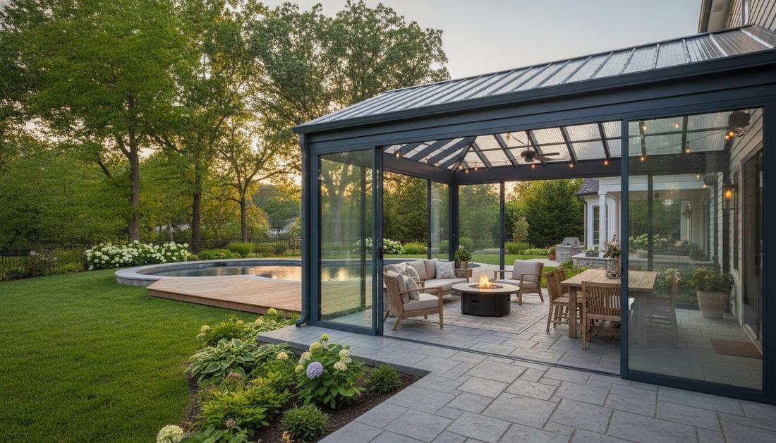 264 outdoor patio enclosure vertical