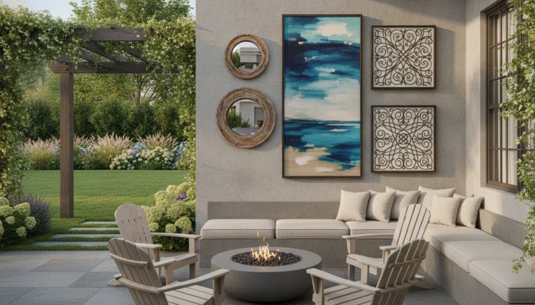 268 outdoor patio wall decor vertical