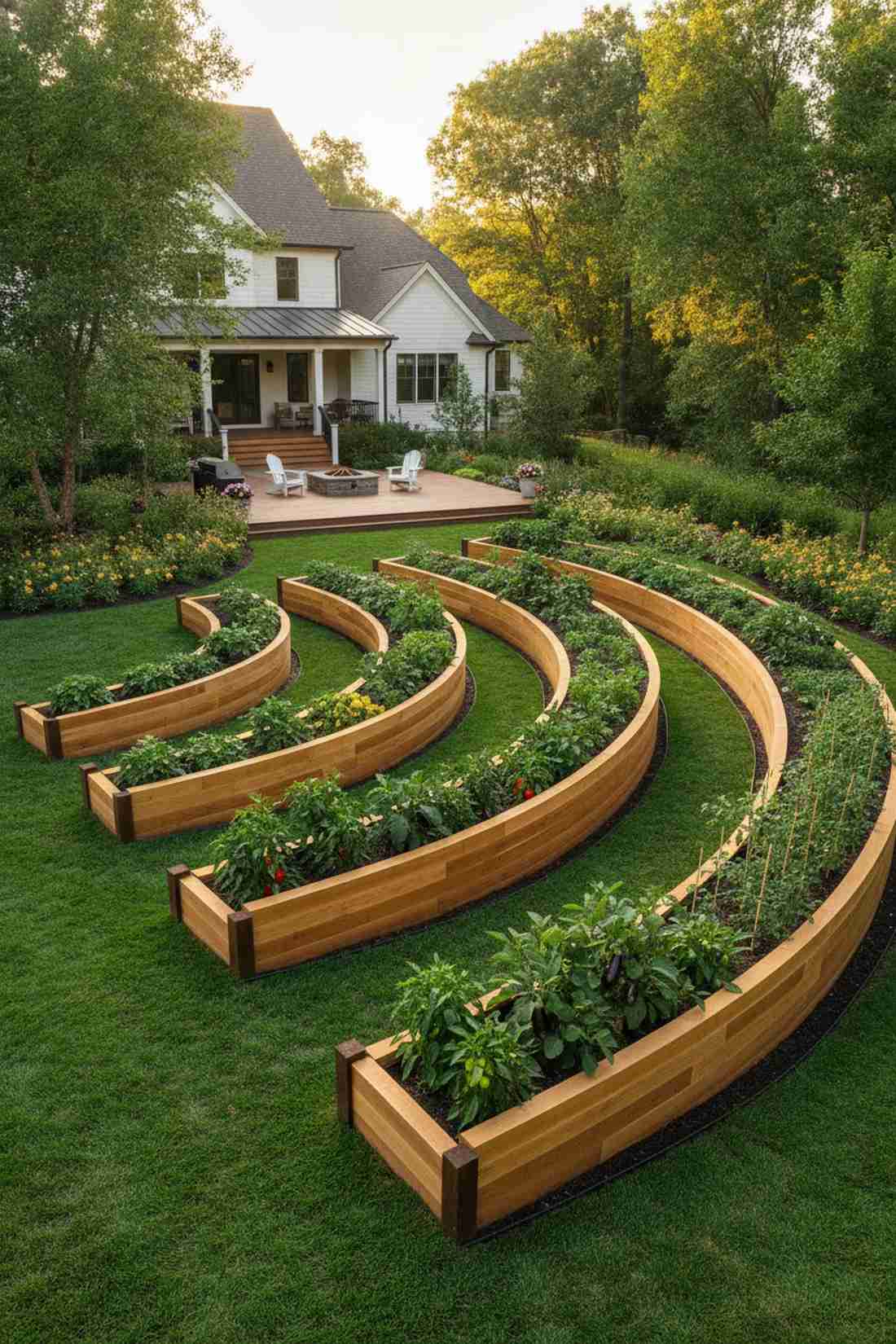 amphitheater curved tiers