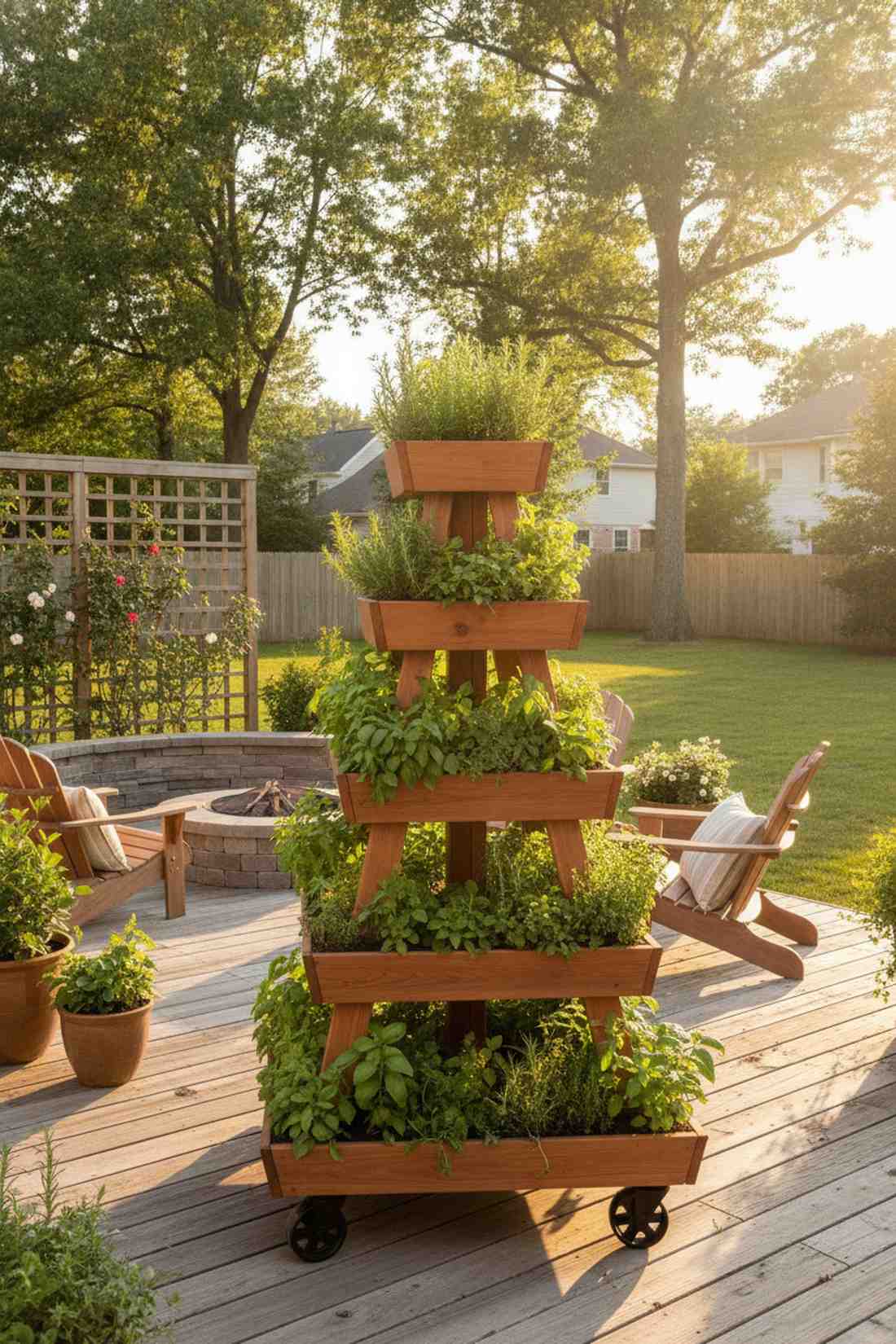 balcony rail vertical garden bed