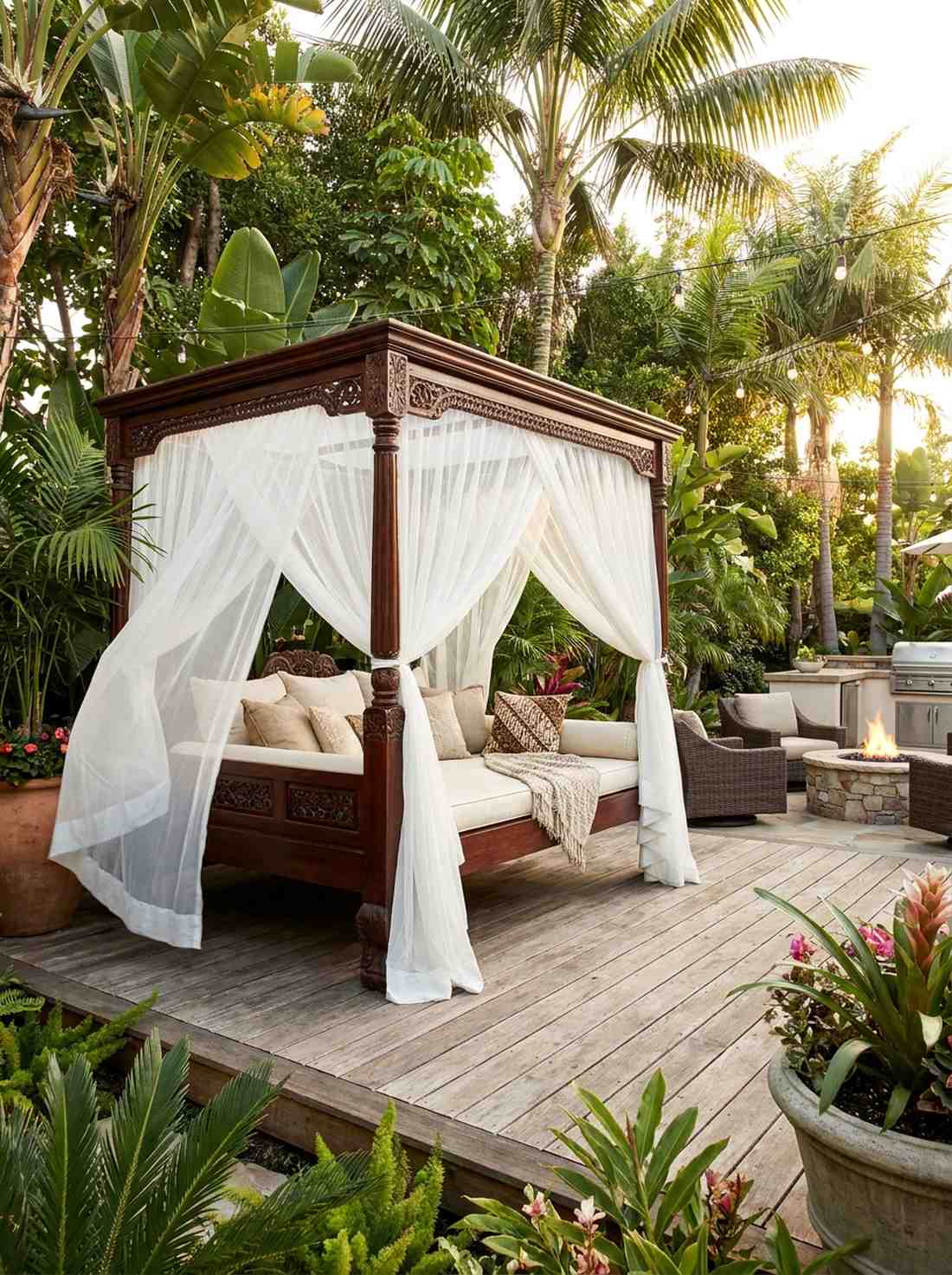 balinese style bed