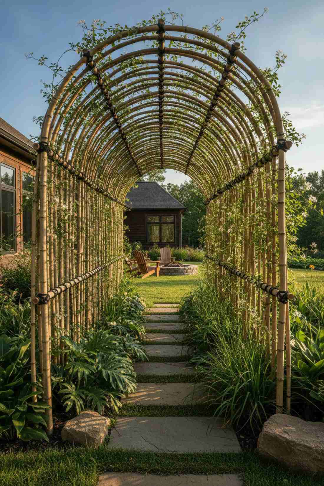 bamboo tunnel series