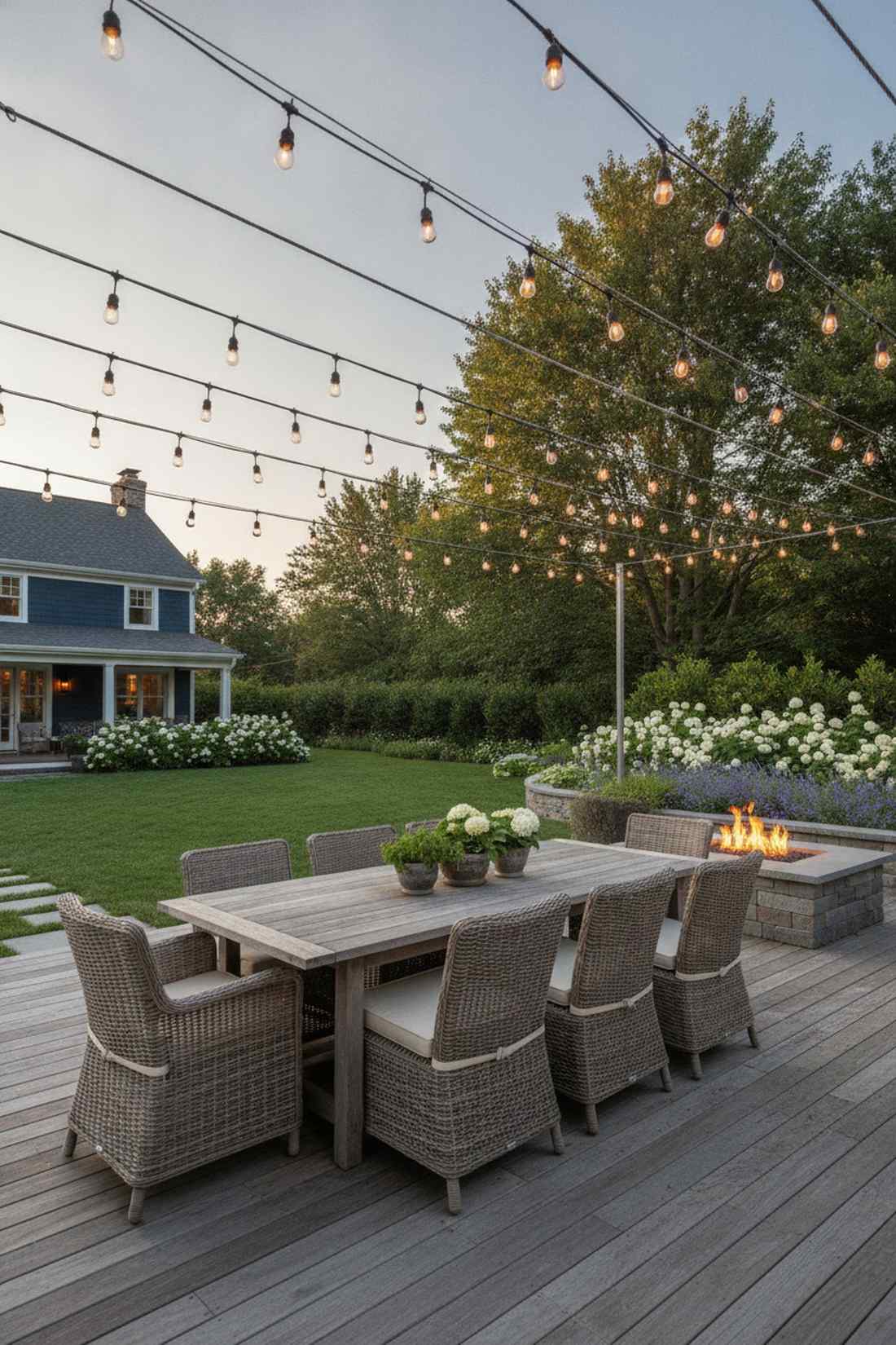 bistro string canopy