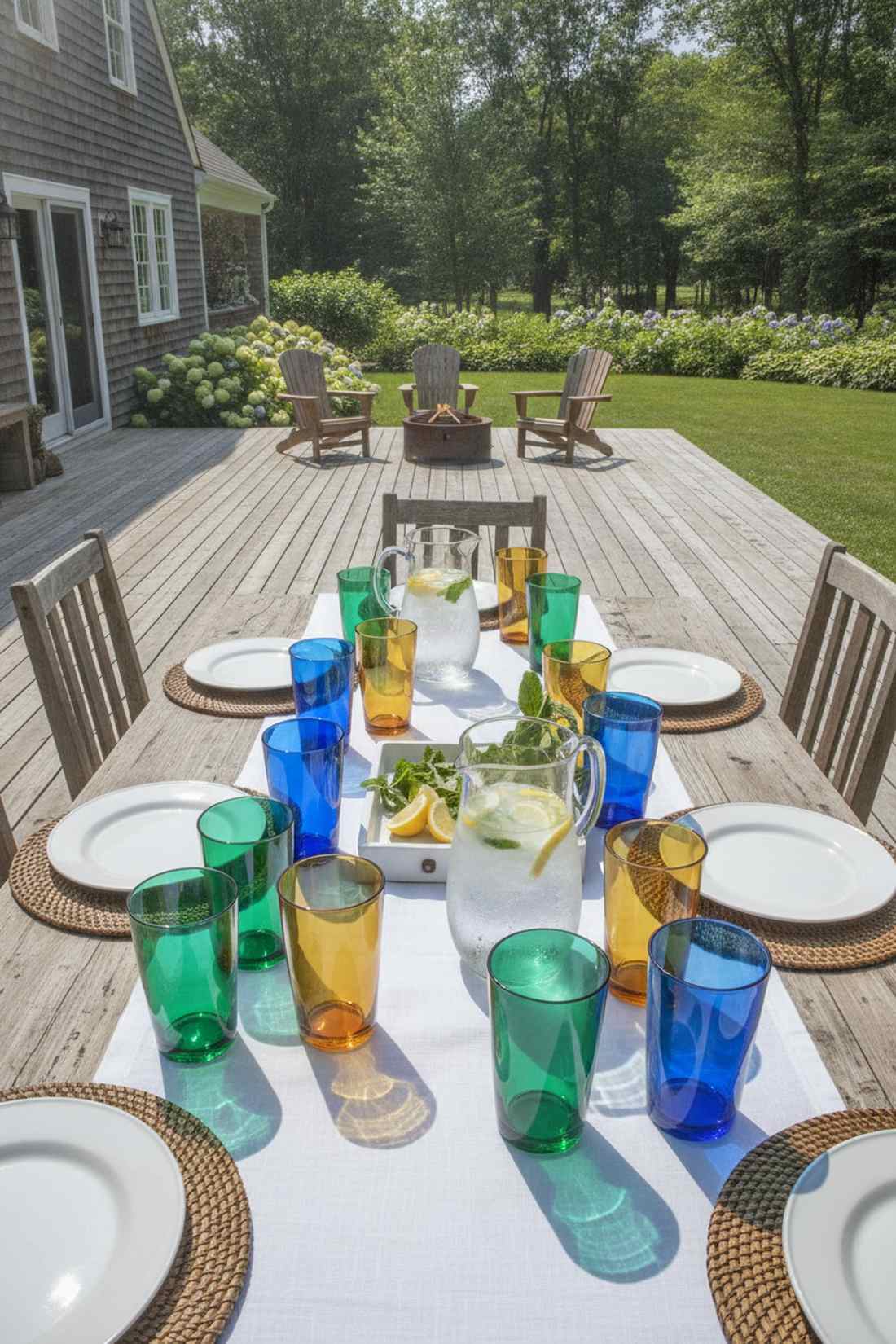 colored glassware statements