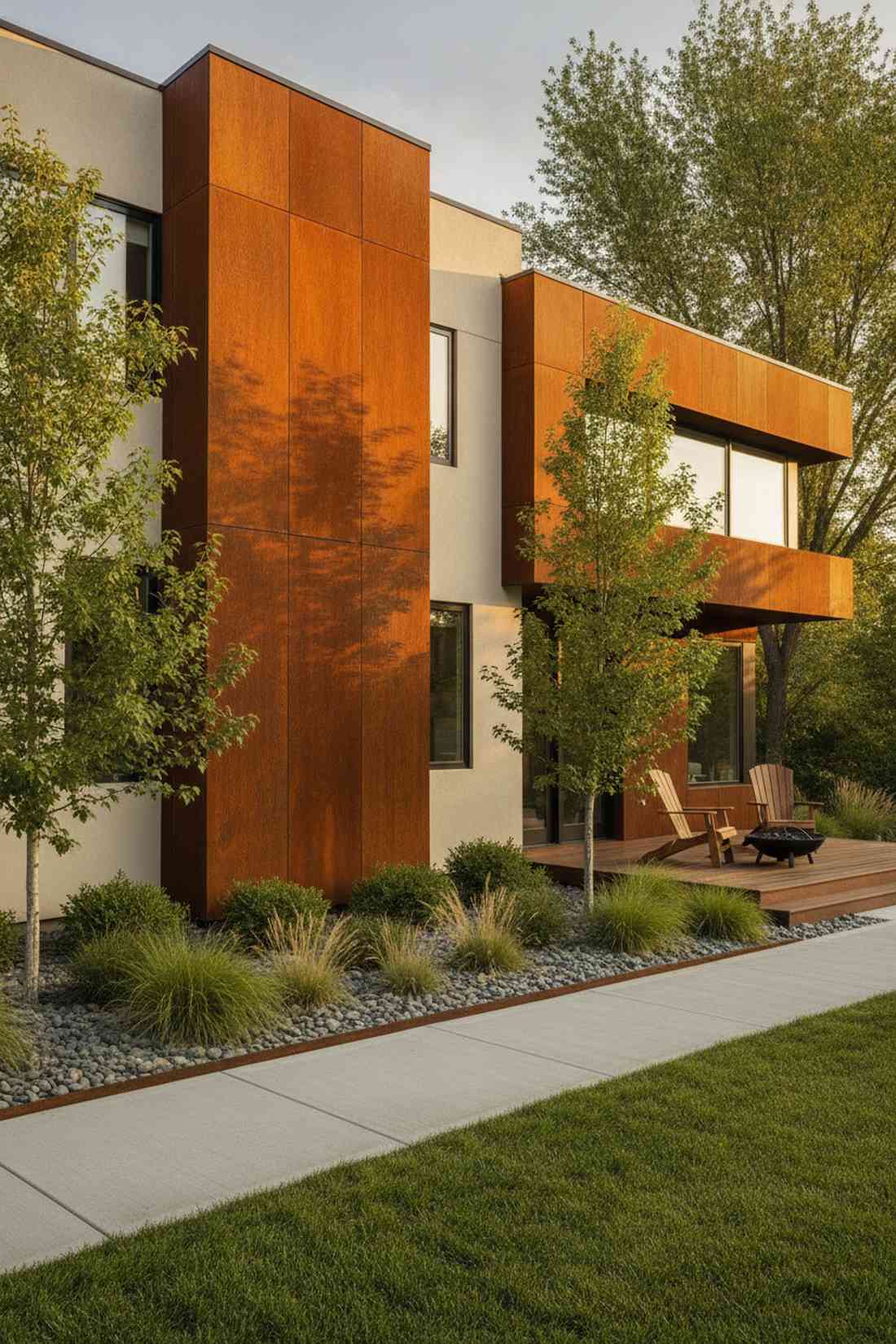 corten steel cladding
